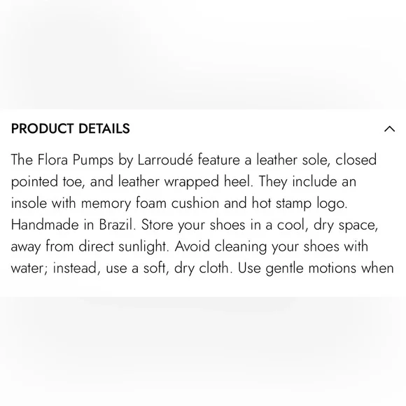 New Larroude Flora Leather Pumps Mules size 7 - Picture 12 of 12